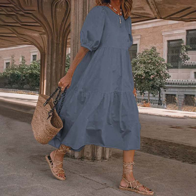New Retro Summer Dresses Hot Sun Dress Ladies Casual Boho Beach Dress