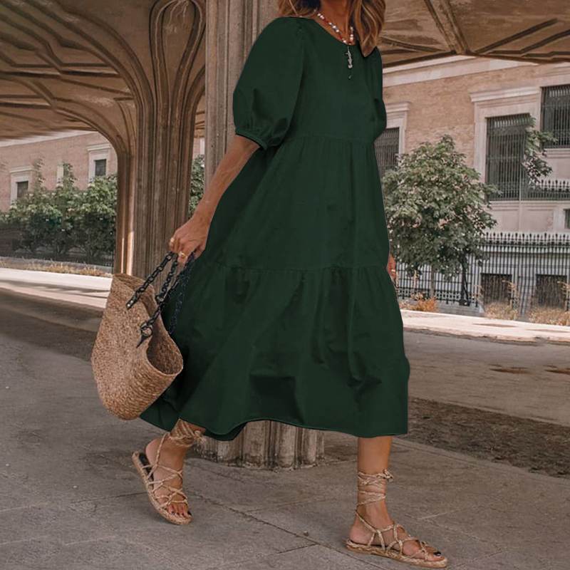 New Retro Summer Dresses Hot Sun Dress Ladies Casual Boho Beach Dress