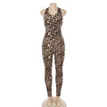 Leopard Women Yoga Sets Wear Clothing Women's Tracksuit Sexy Sportswear Jumpsuits
