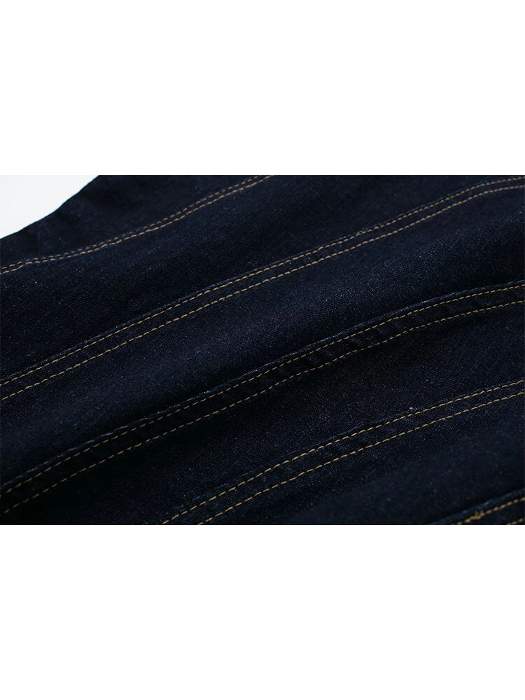 Women Off Shoulder Denim Midi Dress Vintage Bodycon Dresses For Women Sleeveless Elegant Party Dresses