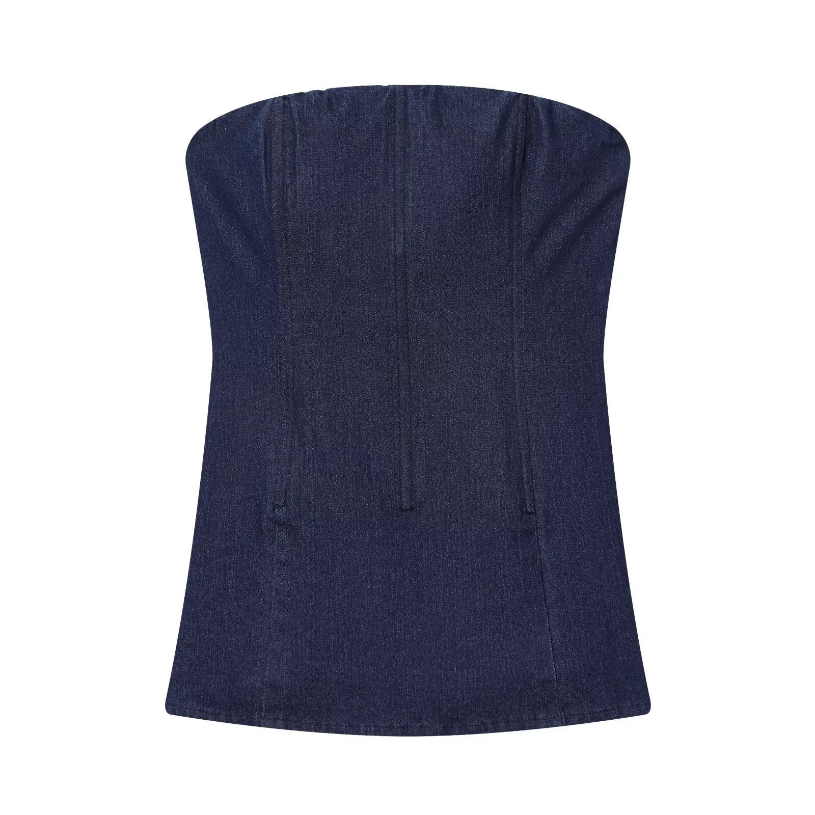 Cowboy effect tight corset style top