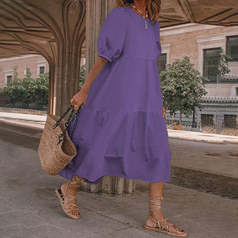 New Retro Summer Dresses Hot Sun Dress Ladies Casual Boho Beach Dress