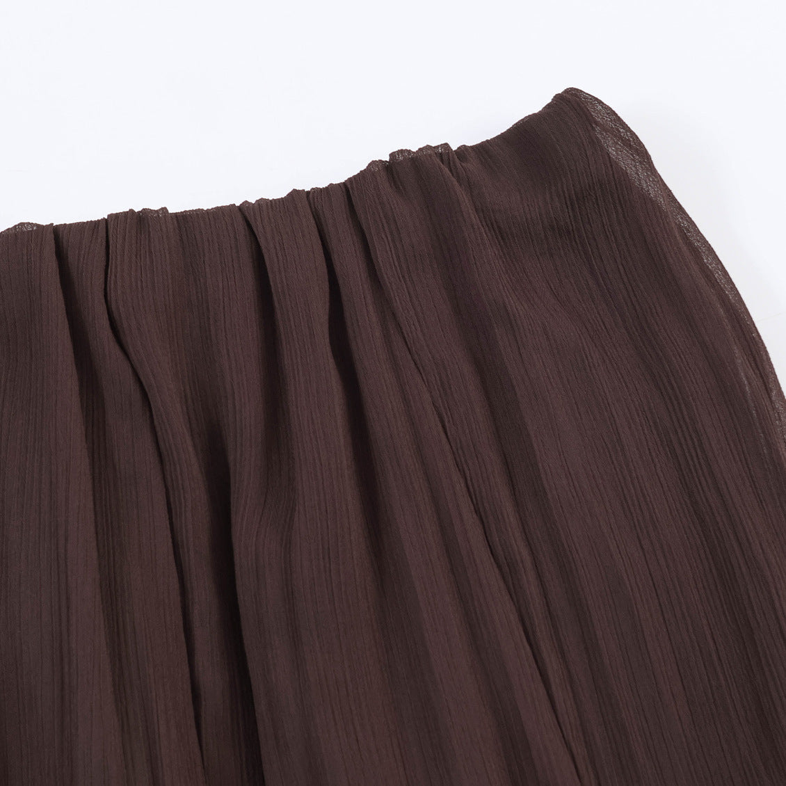 Commuting style lace layered decorative MIDI skirt