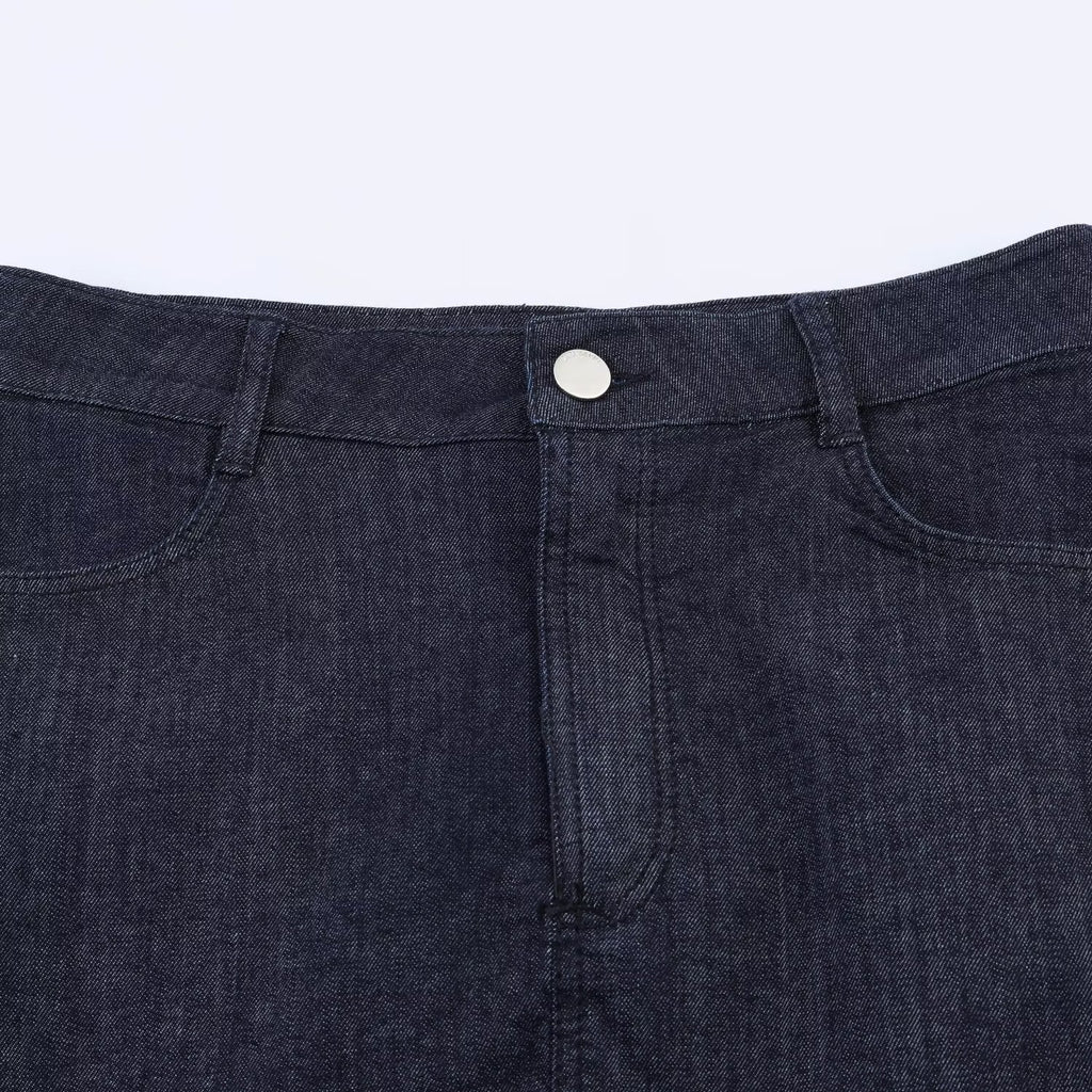Style Lace Denim Skirt
