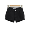 Low waisted denim shorts