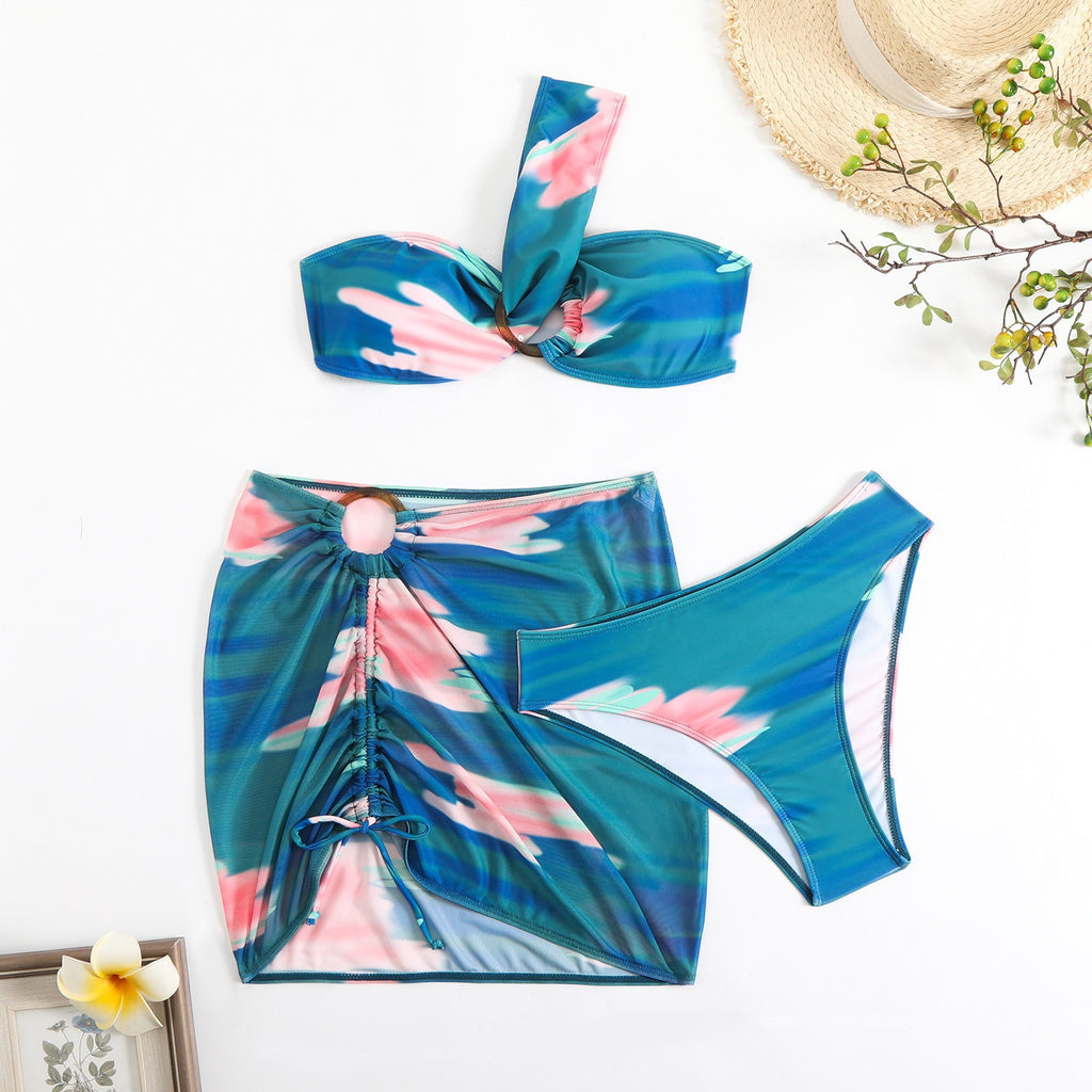 Three-Piece Separated Bikini Swimwear for Women