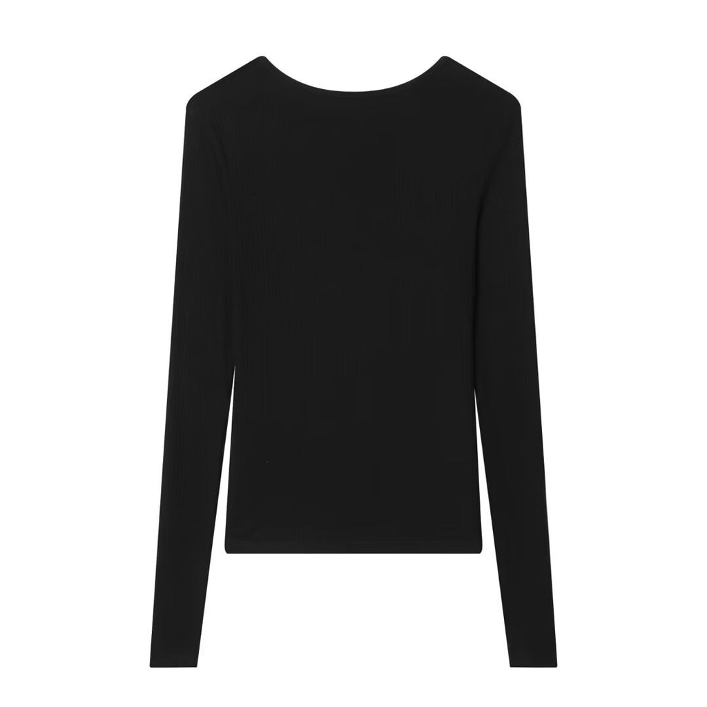 Pure Desire Style Lace Splicing Slimming Top