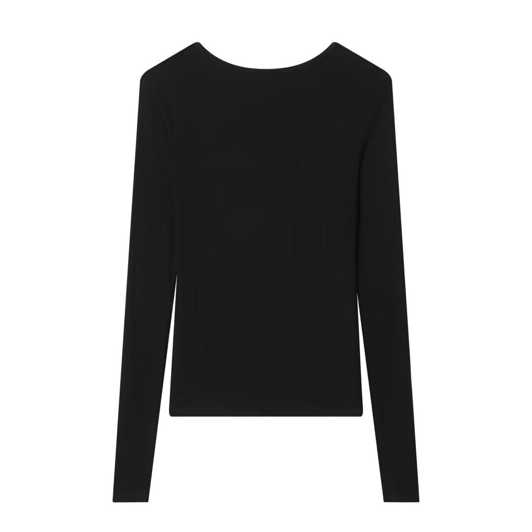 Pure Desire Style Lace Splicing Slimming Top