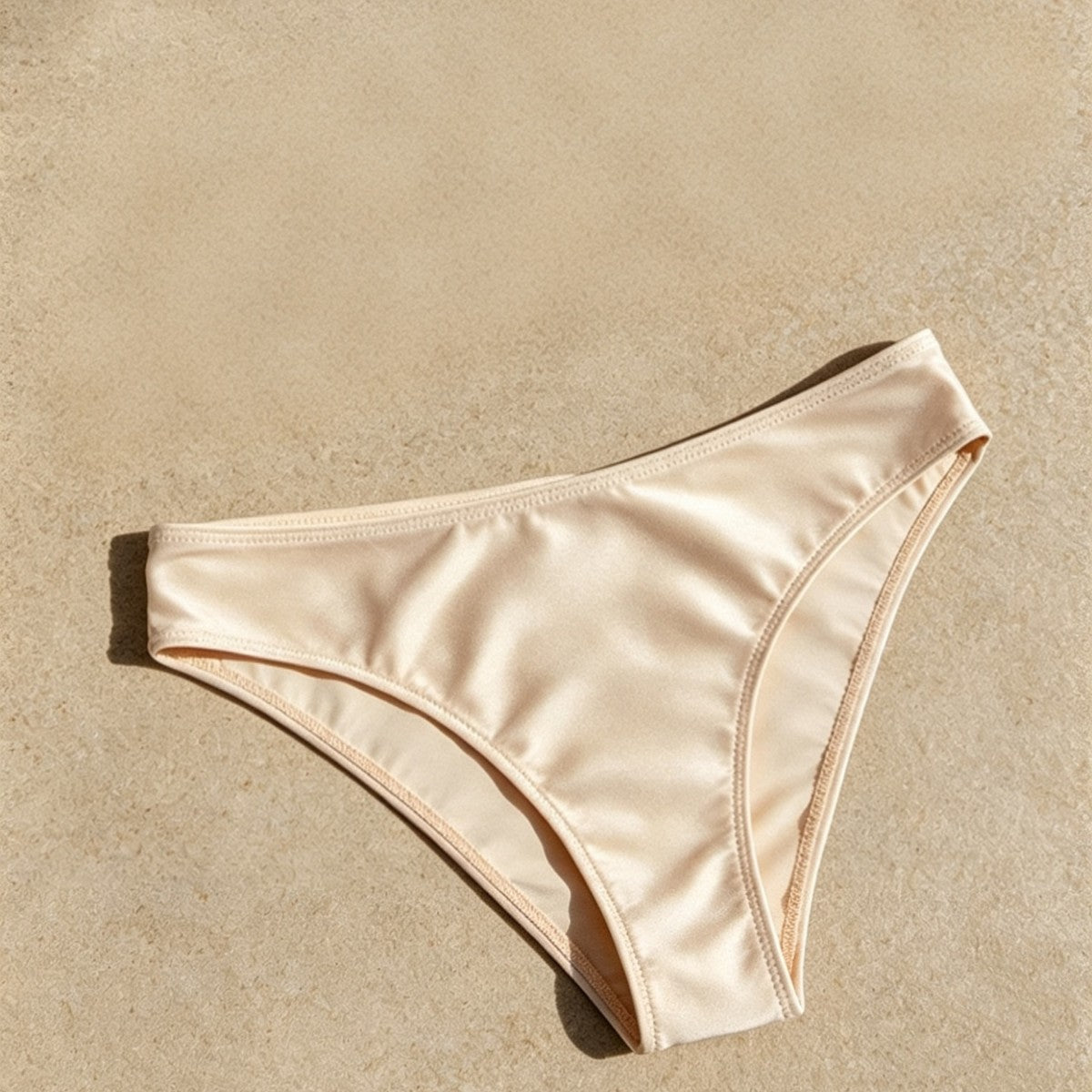 Pleated Solid Color Bikini Set Two-Piece Swimwear for Beach Holiday