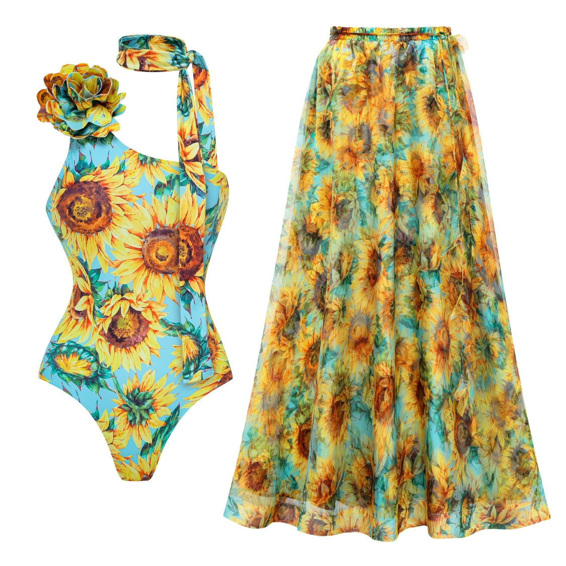One-Piece Swimsuit Set for Women, Swimwear Style