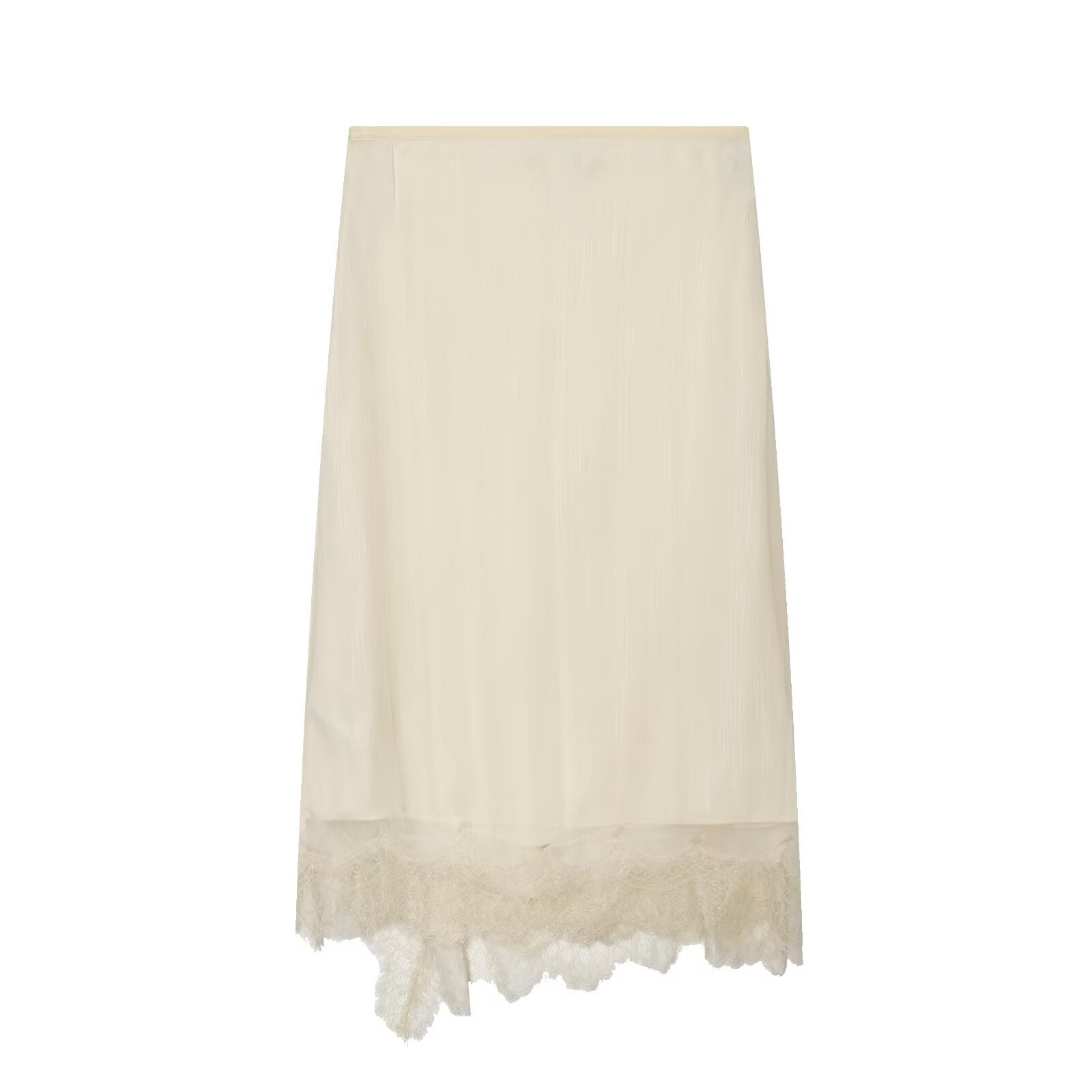 Commuting style elegant lace wrapped skirt