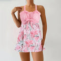 Separate-piece printed bikini swimsuit
