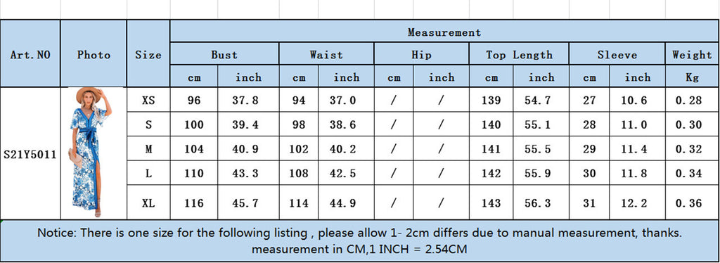 European Style Spring And Summer New Style Floral Slits Tie Temperament Leisure Holiday Style Dress
