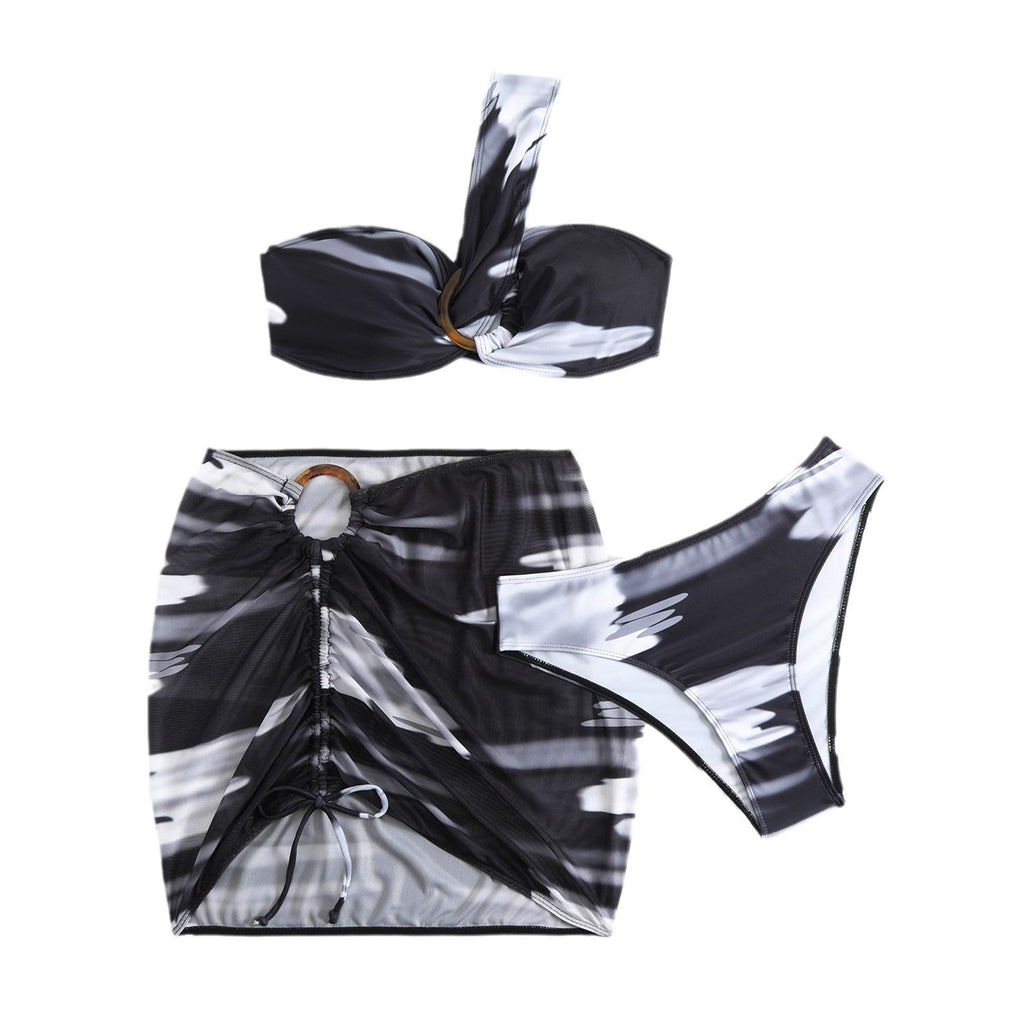Three-Piece Separated Bikini Swimwear for Women