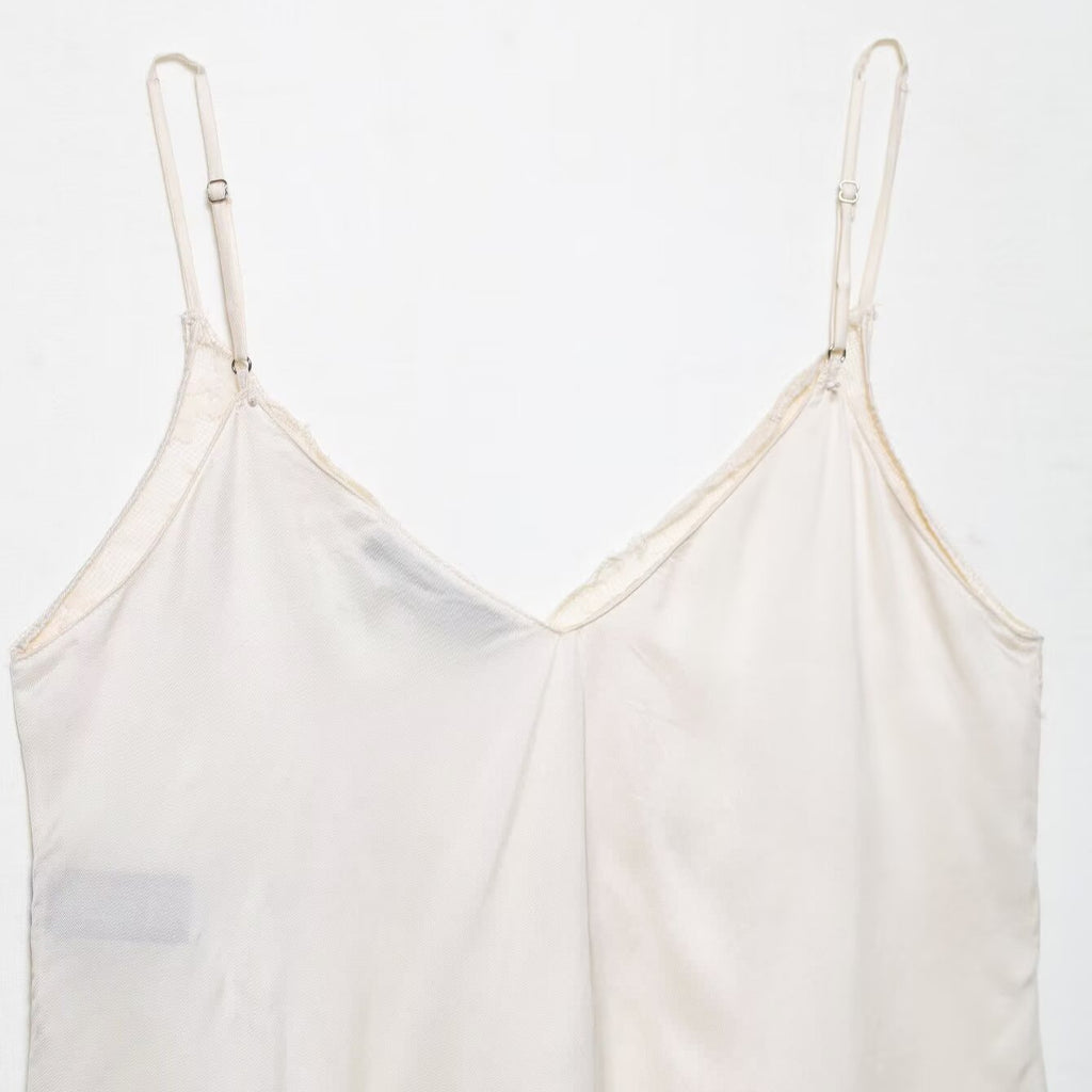 Lace lingerie style camisole top