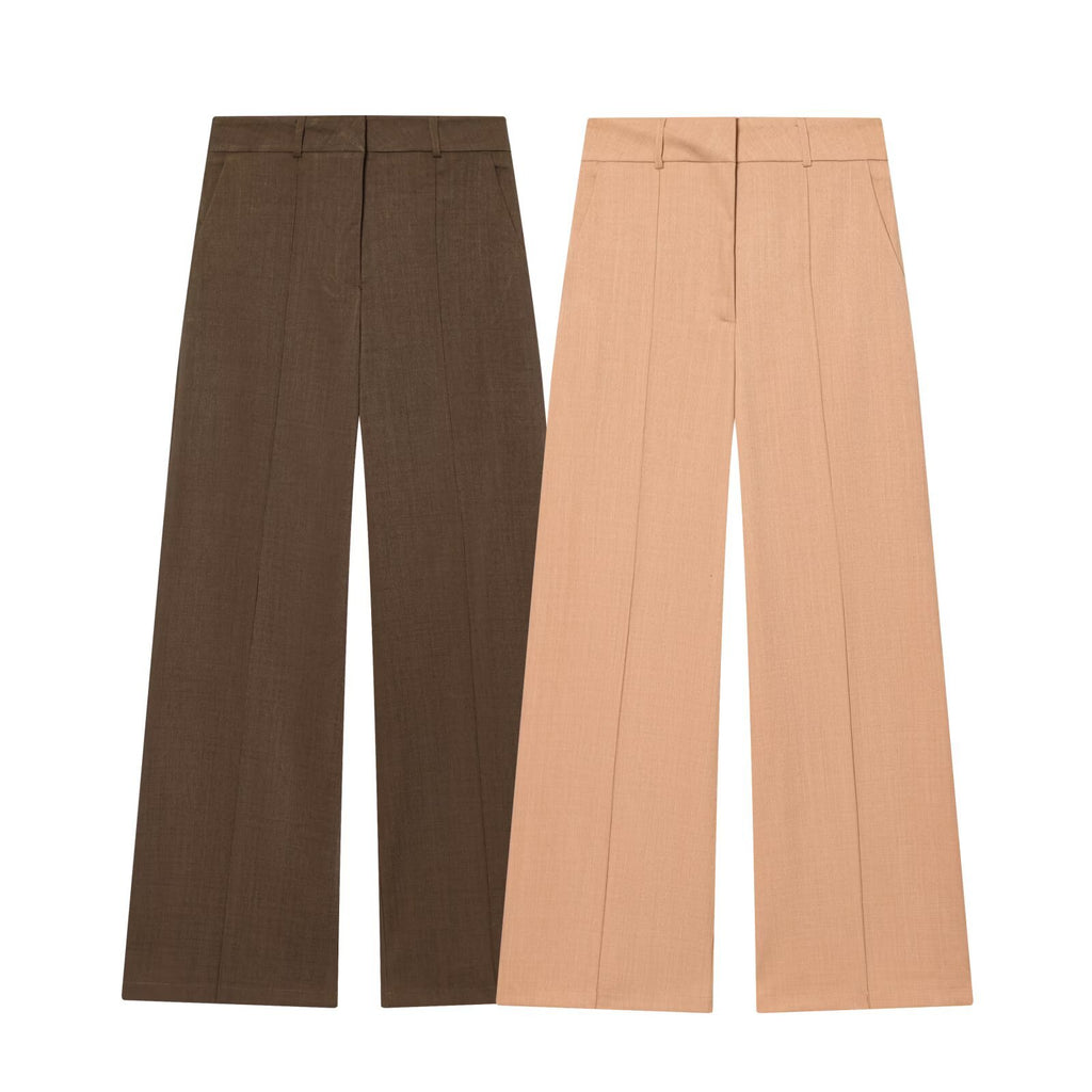 Minimalist style casual suit pants