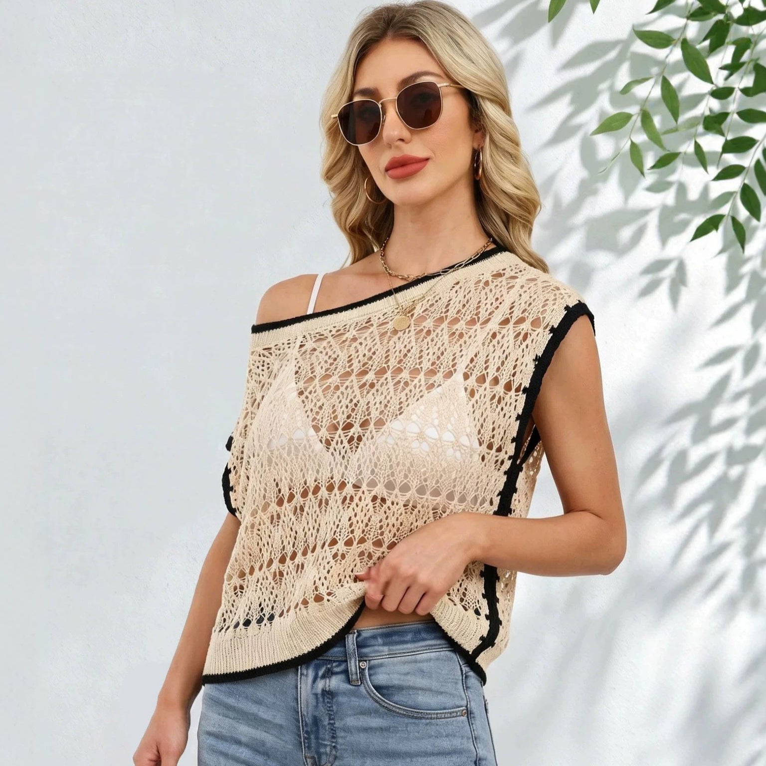 Commute Style Knit Vest Knit Top