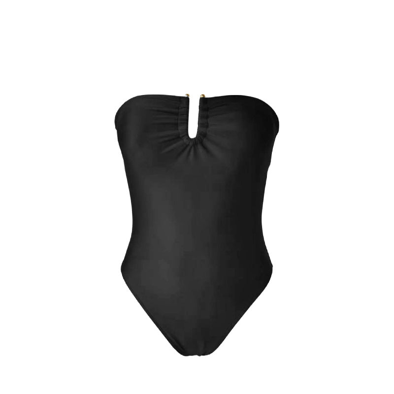 Color One-Piece Swimsuit for Women, Sexy Bikini Swimwear