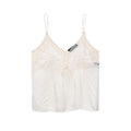 Lace lingerie style camisole top