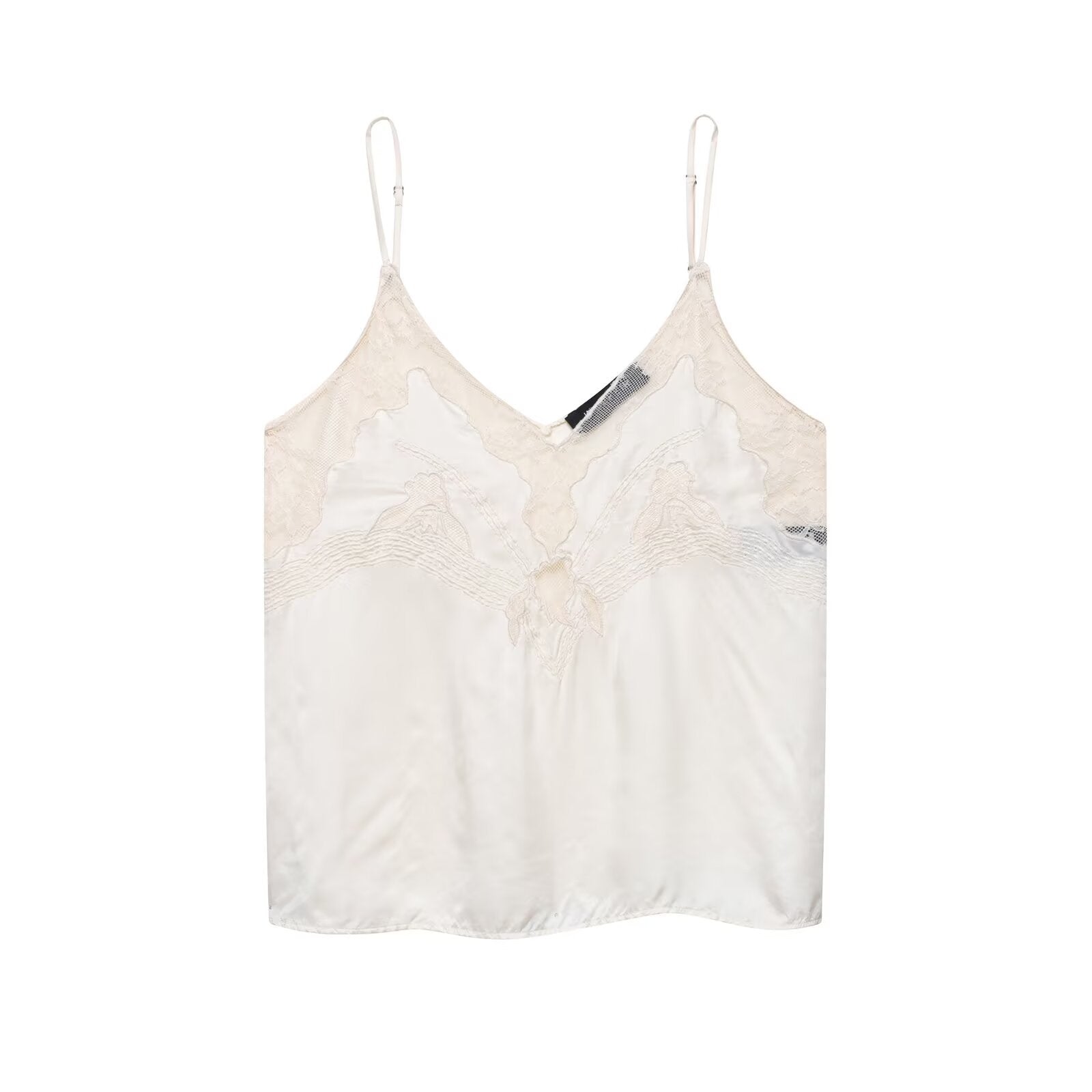 Lace lingerie style camisole top